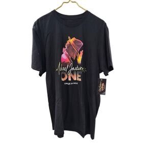 New NWT Michael Jackson One Cirque Du Soleil  Black T-Shirt XL